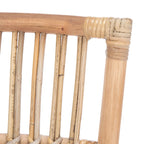 SAFAVIEH Patty Rattan Accent Chair with Cushion (Set of 2) - 19.7  W x 22.1  L x 35.4  H - 20Wx22Dx35H