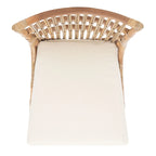 SAFAVIEH Patty Rattan Accent Chair with Cushion (Set of 2) - 19.7  W x 22.1  L x 35.4  H - 20Wx22Dx35H