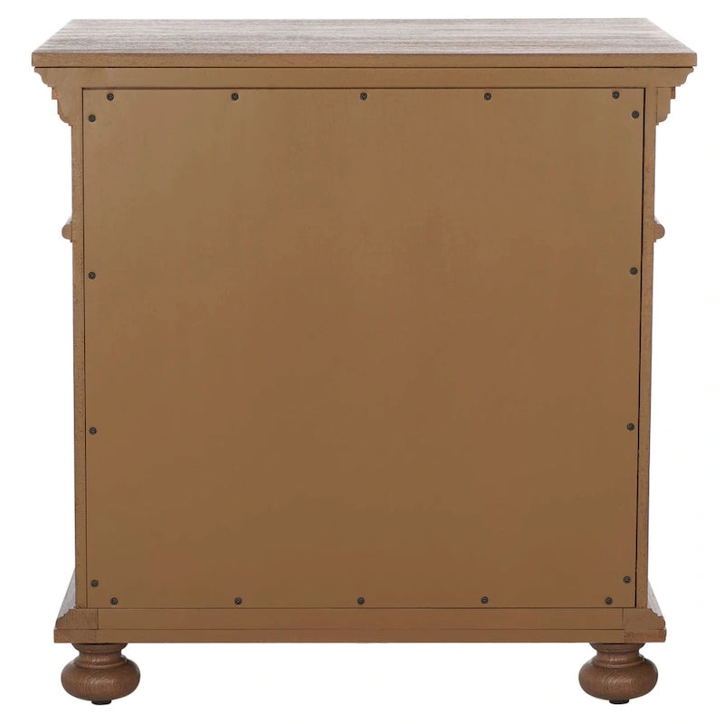 SAFAVIEH Couture Farzaneh 3-Drawer Wood Nightstand