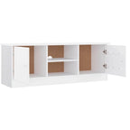 vidaXL TV Stand ALTA 44.1 x13.8 x16.1  Solid Wood Pine - 44.1  x 13.8  x 16.1