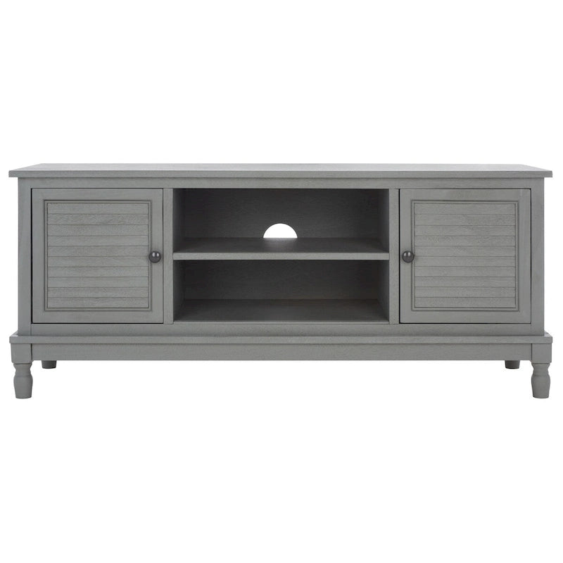 SAFAVIEH Caitlyn 2 Door 1 Shelf Media Stand - 47  W x 16  D x 20  H - 47Wx16Dx20H
