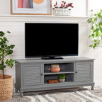 SAFAVIEH Caitlyn 2 Door 1 Shelf Media Stand - 47  W x 16  D x 20  H - 47Wx16Dx20H