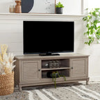 SAFAVIEH Caitlyn 2 Door 1 Shelf Media Stand - 47  W x 16  D x 20  H - 47Wx16Dx20H