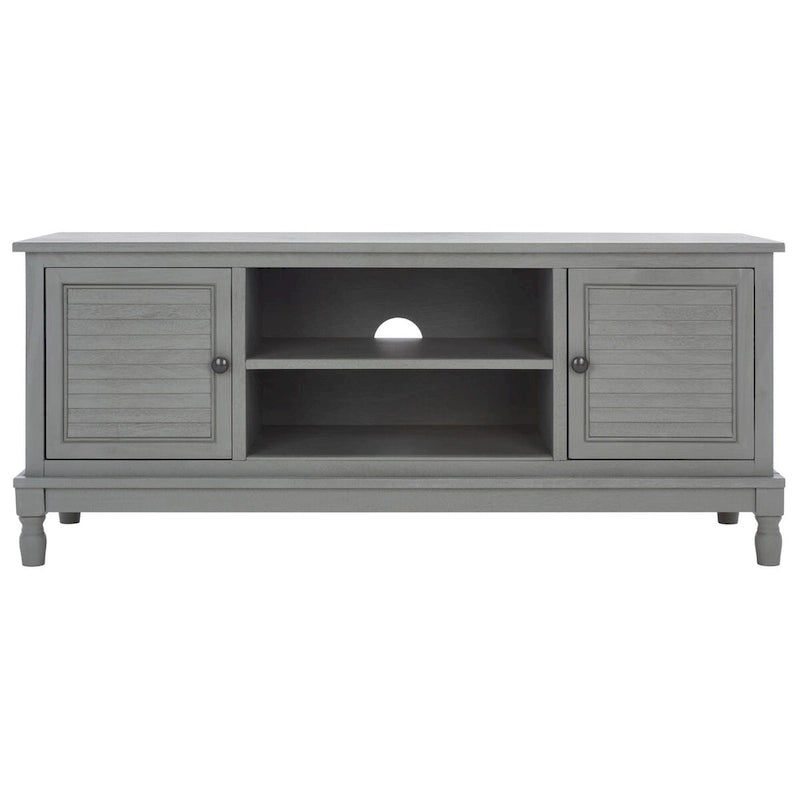 SAFAVIEH Caitlyn 2 Door 1 Shelf Media Stand - 47  W x 16  D x 20  H - 47Wx16Dx20H
