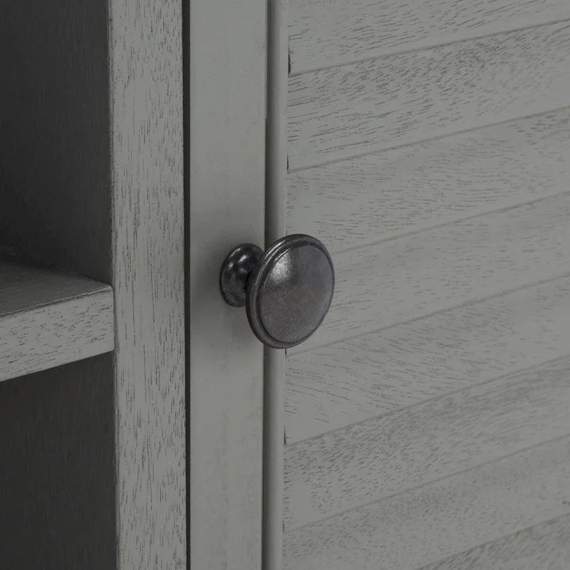 SAFAVIEH Caitlyn 2 Door 1 Shelf Media Stand - 47  W x 16  D x 20  H - 47Wx16Dx20H