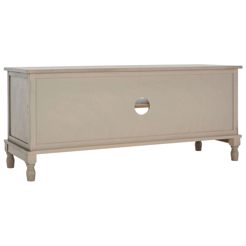 SAFAVIEH Caitlyn 2 Door 1 Shelf Media Stand - 47  W x 16  D x 20  H - 47Wx16Dx20H