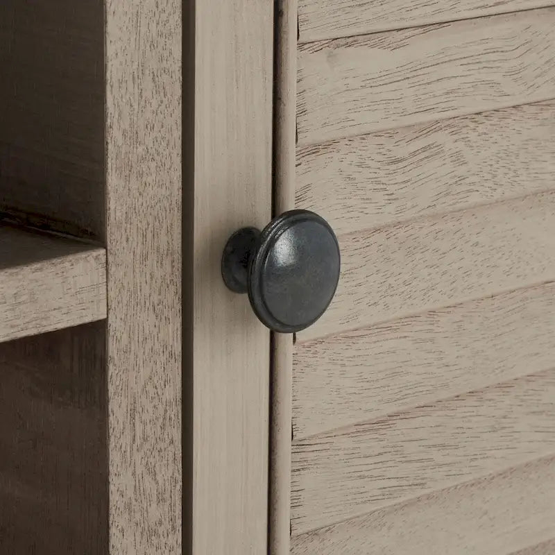 SAFAVIEH Caitlyn 2 Door 1 Shelf Media Stand - 47  W x 16  D x 20  H - 47Wx16Dx20H