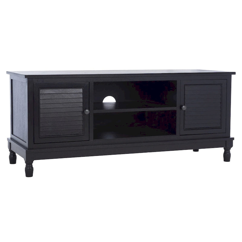 SAFAVIEH Caitlyn 2 Door 1 Shelf Media Stand - 47  W x 16  D x 20  H - 47Wx16Dx20H