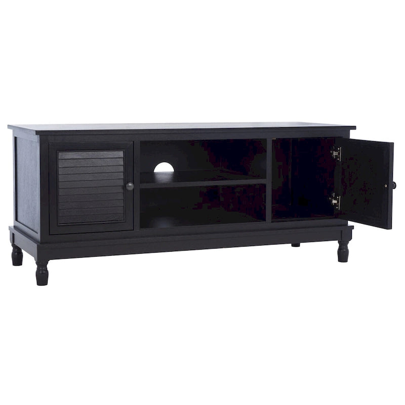 SAFAVIEH Caitlyn 2 Door 1 Shelf Media Stand - 47  W x 16  D x 20  H - 47Wx16Dx20H