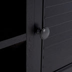 SAFAVIEH Caitlyn 2 Door 1 Shelf Media Stand - 47  W x 16  D x 20  H - 47Wx16Dx20H