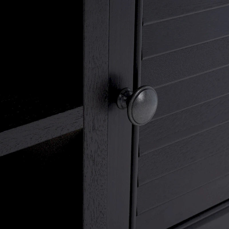 SAFAVIEH Caitlyn 2 Door 1 Shelf Media Stand - 47  W x 16  D x 20  H - 47Wx16Dx20H