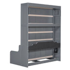 Queen Size Murphy Bed Wall Bed with Cushion