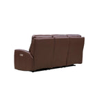 Hydeline Vienna Zero Gravity Power Recline and Headrest Top Grain Leather Sofa and Loveseat - Sofa, Loveseat