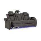 Signature Design by Ashley Fyne-Dyme Power Reclining Sofa - 85  W x 43  D x 43  H