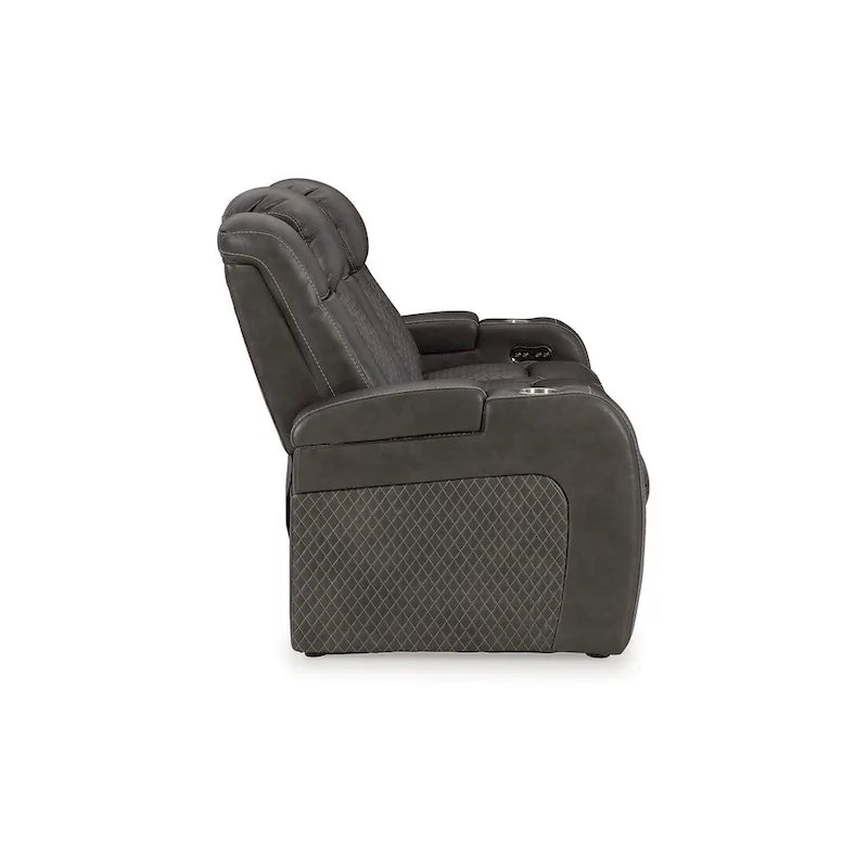 Signature Design by Ashley Fyne-Dyme Power Reclining Sofa - 85  W x 43  D x 43  H
