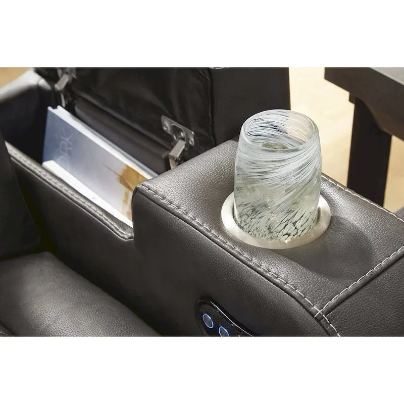 Signature Design by Ashley Fyne-Dyme Power Reclining Sofa - 85  W x 43  D x 43  H