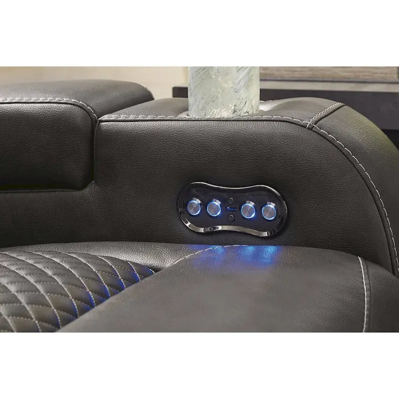 Signature Design by Ashley Fyne-Dyme Power Reclining Sofa - 85  W x 43  D x 43  H