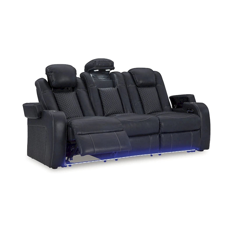 Signature Design by Ashley Fyne-Dyme Power Reclining Sofa - 85  W x 43  D x 43  H