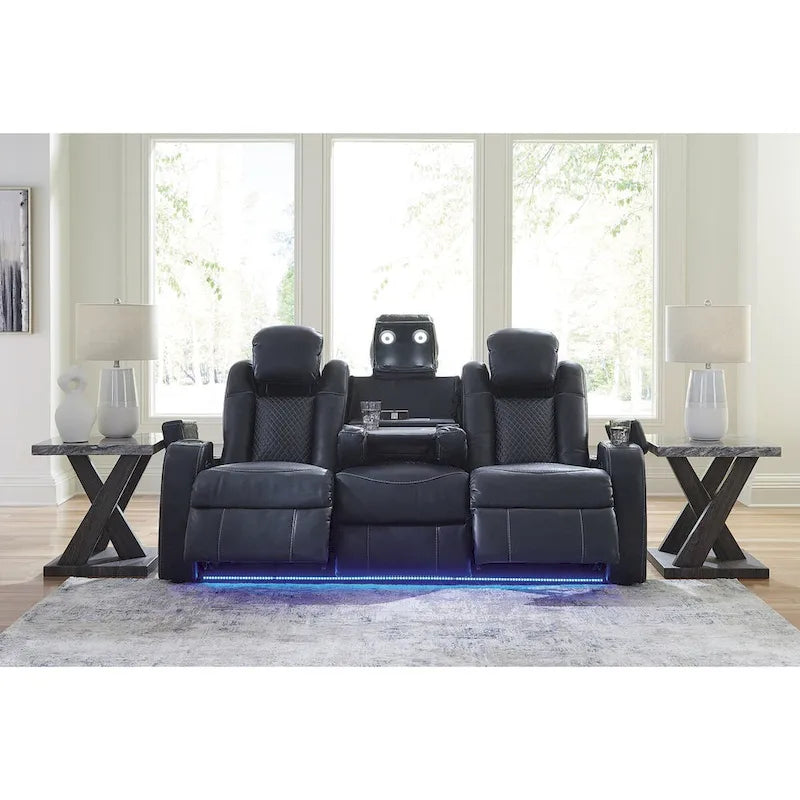 Signature Design by Ashley Fyne-Dyme Power Reclining Sofa - 85  W x 43  D x 43  H