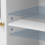 TV Stand Enterteinment Center Console with LED Lights - 59.7 in W * 22.6 in H * 16.1 in D