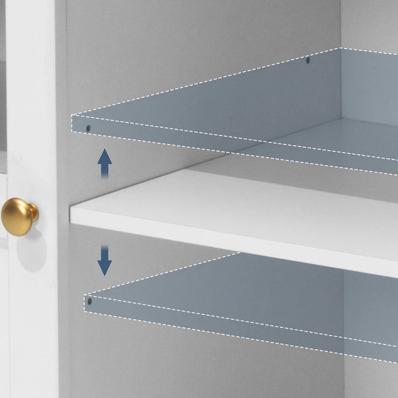 TV Stand Enterteinment Center Console with LED Lights - 59.7 in W * 22.6 in H * 16.1 in D