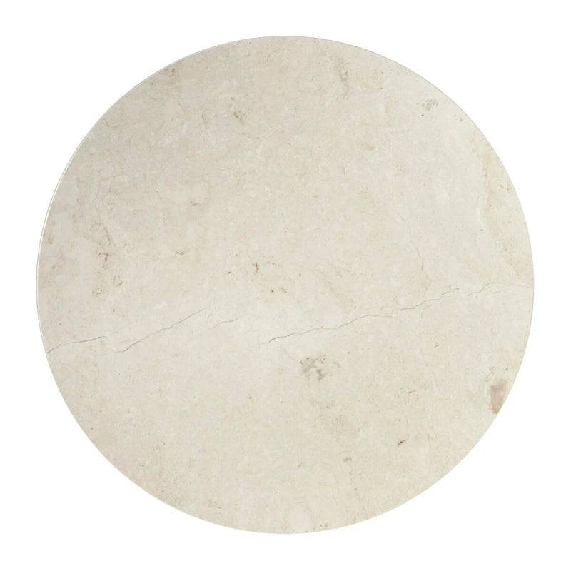 Danielle 44  Round Pedestal Marble Dining Table