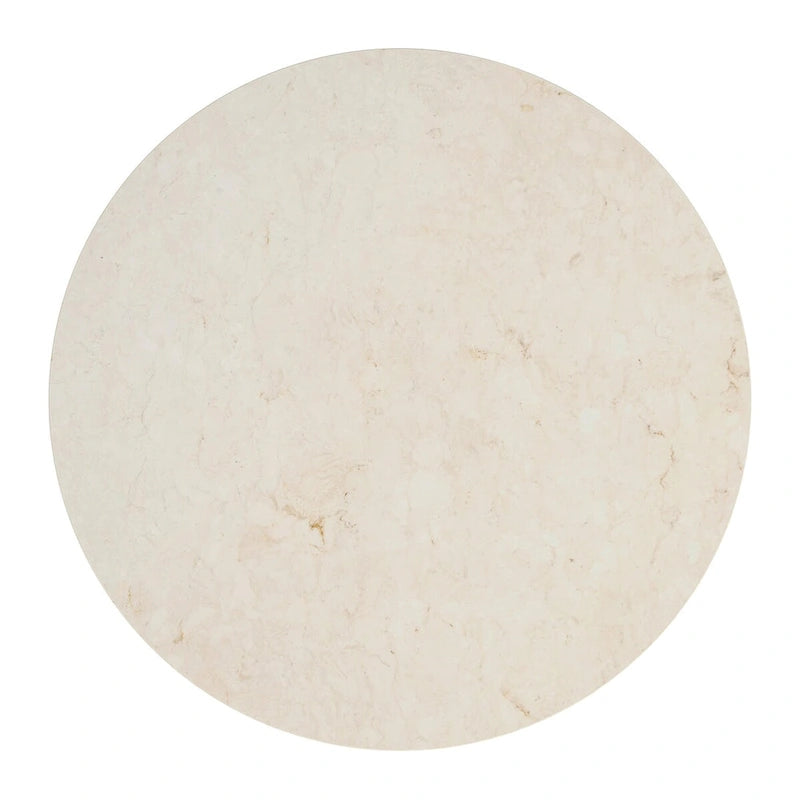 Danielle 44  Round Pedestal Marble Dining Table