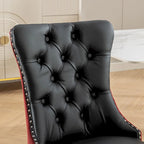 High-end Tufted Contemporary Upholstered Dining Chair with Nailhead Trim