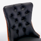 High-end Tufted Contemporary Upholstered Dining Chair with Nailhead Trim
