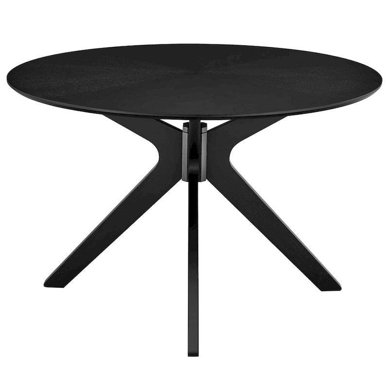 Crossroads 47  Round Wood Dining Table