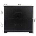 2-Drawer Storage Filing Cabinet