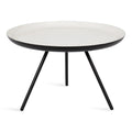 Kate and Laurel Laranya Round Metal Coffee Table - 25  Diameter