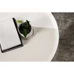 Kate and Laurel Laranya Round Metal Coffee Table - 25  Diameter