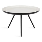Kate and Laurel Laranya Round Metal Coffee Table - 25  Diameter