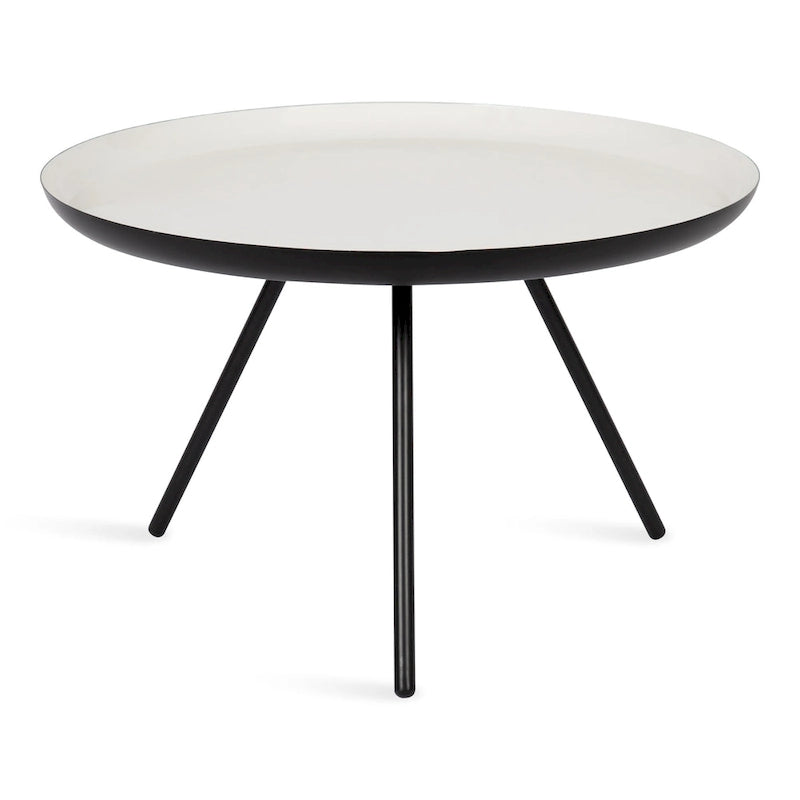 Kate and Laurel Laranya Round Metal Coffee Table - 25  Diameter