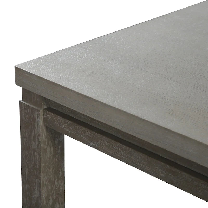 Furniture of America Cruz Transitional Grey 7-Piece Expandable Dining Table Set