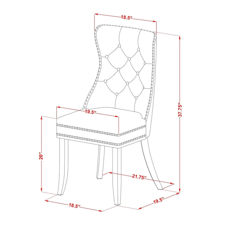 East West Furniture Dining Set Consists of a Rectangle Wooden Table and Upholstered Chairs, Mahogany (Pieces Options)