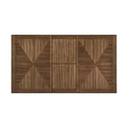 Hyna 19 Inch Side Dining Chairs Set of 2, X Cross Back, Khaki Seat, Farmhouse White