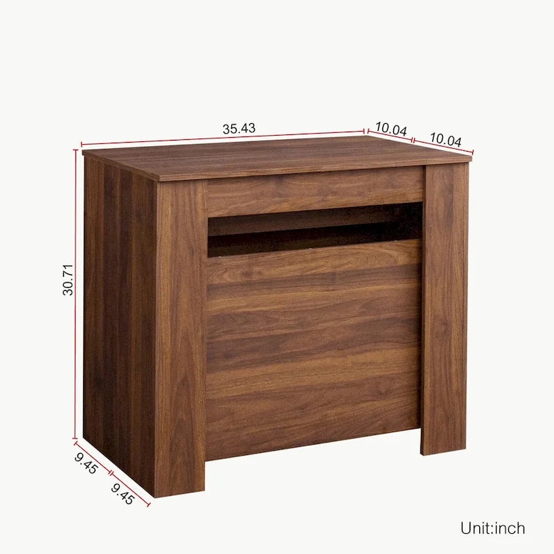 Multifunctional extendable console table