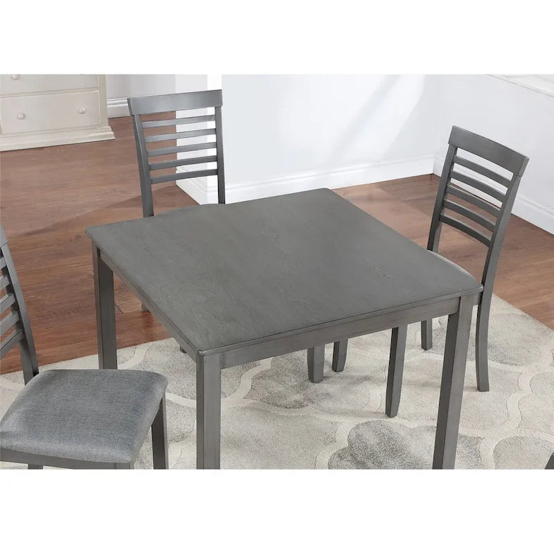 Wooden 4 Person Dining Square Table for Small Space