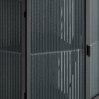 22.25  Floor Corner Cabinet with Glass Door & Adjustable Shelf