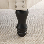 Modern Upholstered Armchair Nailhead Trim Accent Chair (Set of 2)