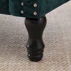 Modern Upholstered Armchair Nailhead Trim Accent Chair (Set of 2)