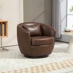 Modern Living Room Swivel Barrel Armchair