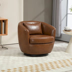 Modern Living Room Swivel Barrel Armchair