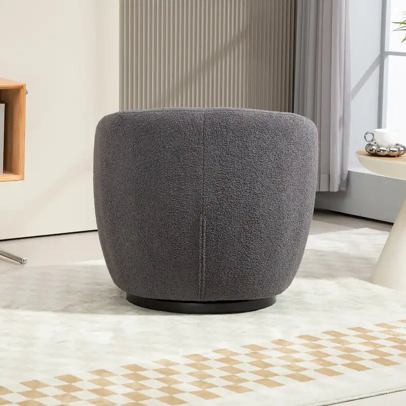 Modern Living Room Swivel Barrel Armchair