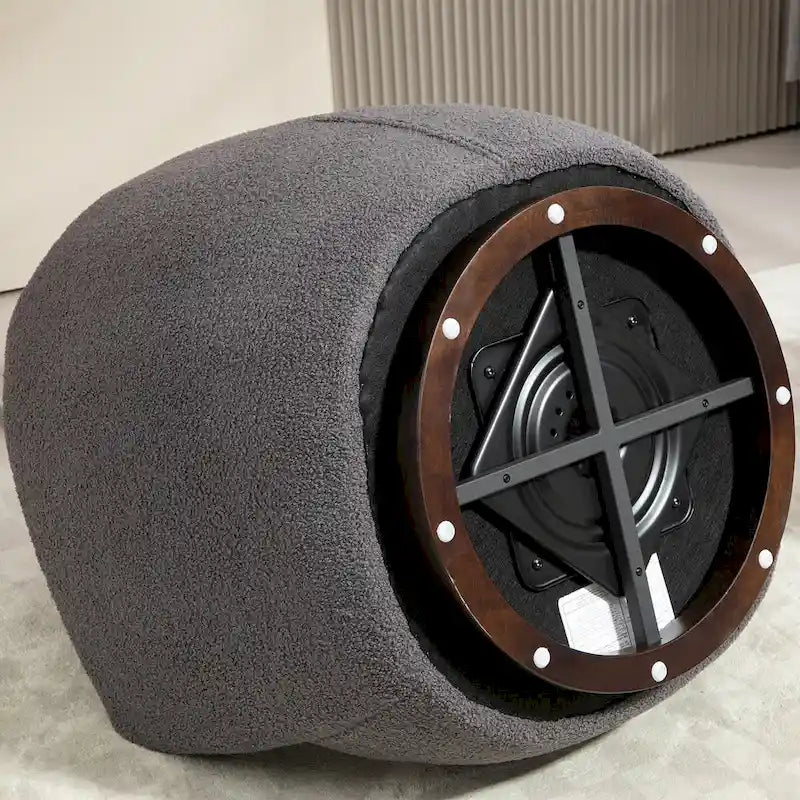 Modern Living Room Swivel Barrel Armchair