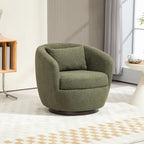 Modern Living Room Swivel Barrel Armchair