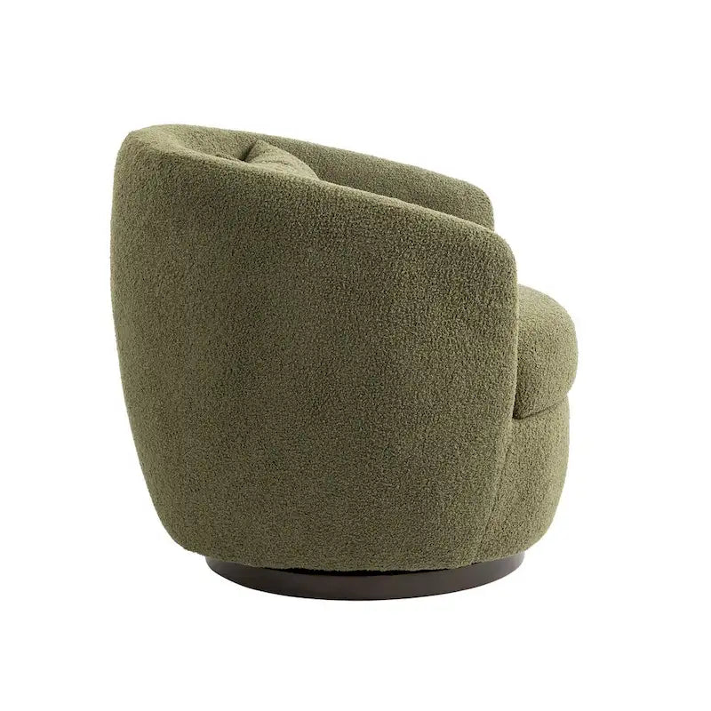 Modern Living Room Swivel Barrel Armchair